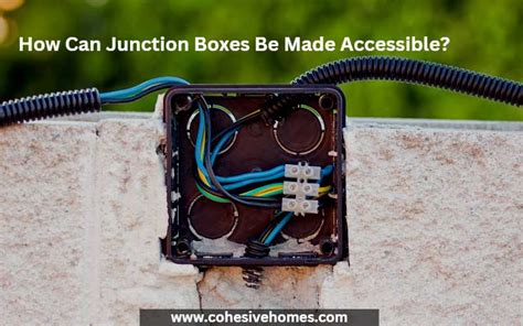 do junction boxes have to be accessible|electrical code junction box requirement.